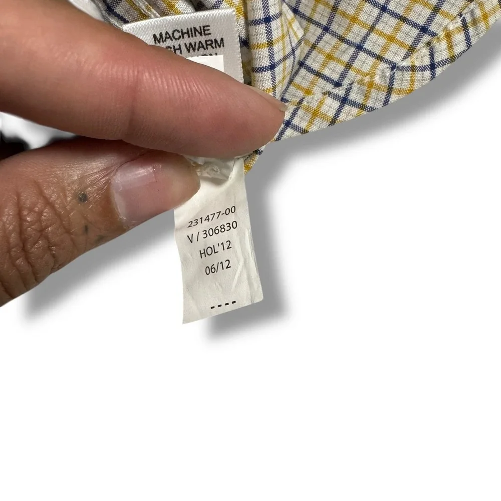 Banana Republic Pink & White Stripe Button-Down Shirt – Tall‎ 16–16.5 Large Tall